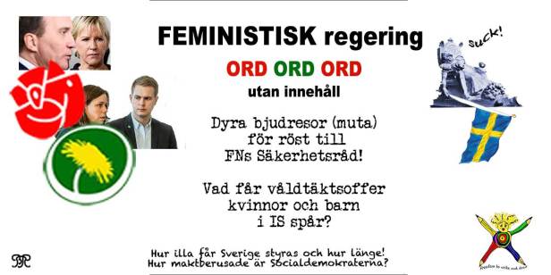 Feministisk regering - Suck!