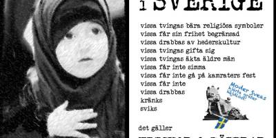 Flickor sviks i Sverige! Politiker saknar civilkurage! SVT sanktionerar religiöst förtryck av flickor.