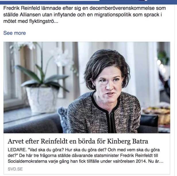 Arvet efter Fredrik Reinfeldt.