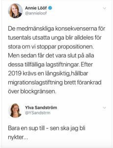 Dagens bästa - #centern - Annie Lööf.