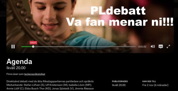 #SVTplay och #SVT - funktionsbrister och ensidighet - lågfungerande #PublicService för svenska medborgare.