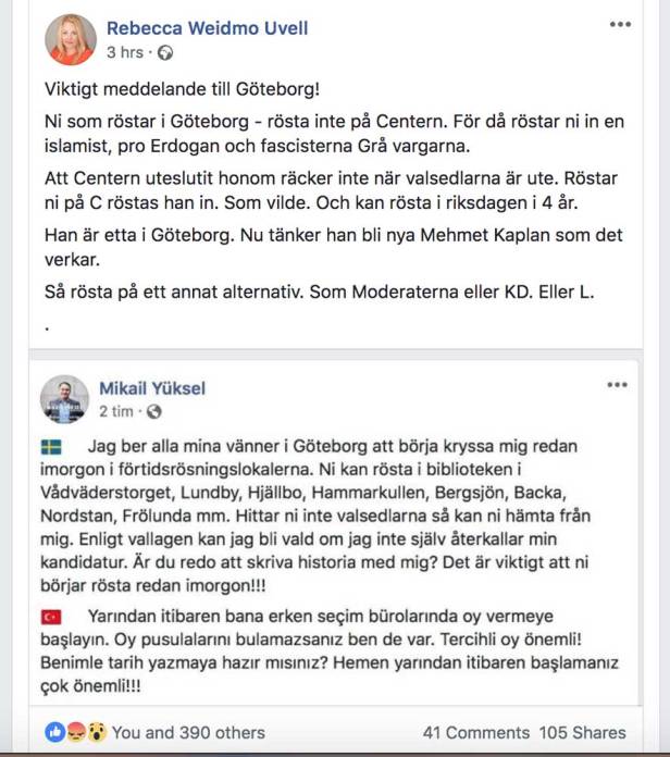 VARNING! östa inte på #centern i Göteborg.