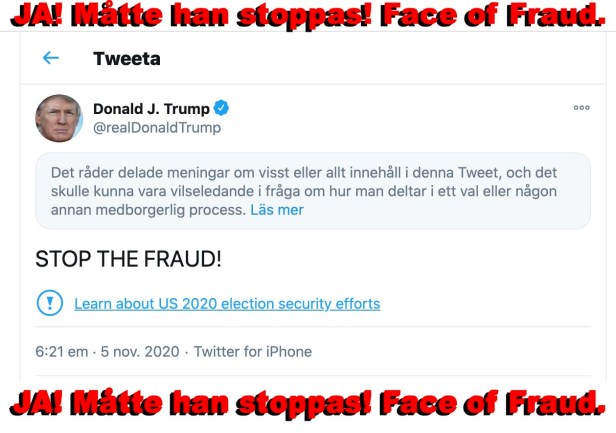 realDonald Trump - Face of Fraud
