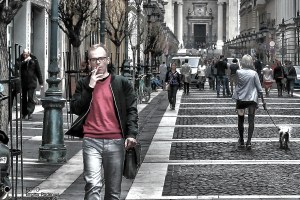 Smoker Street Photo © Birgitta Rudenius