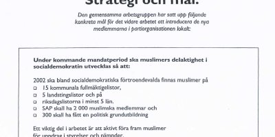 (s) strategi och mål för muslimer